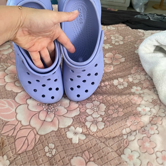 Crocs Classic Crush Platform Added Height Purple Clog - Picture 4 of 6